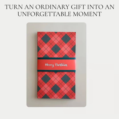 🎅✨Handmade Waterfall Christmas Gift Card Booklet♻️Free PDF Included!