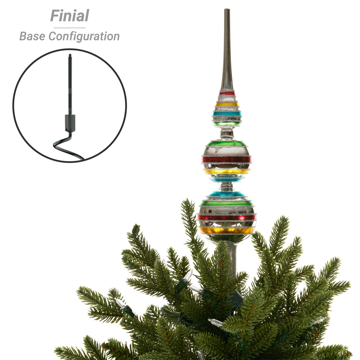 🔥 Christmas Best-Seller - 🎄✨Universal Christmas Tree Topper Holder