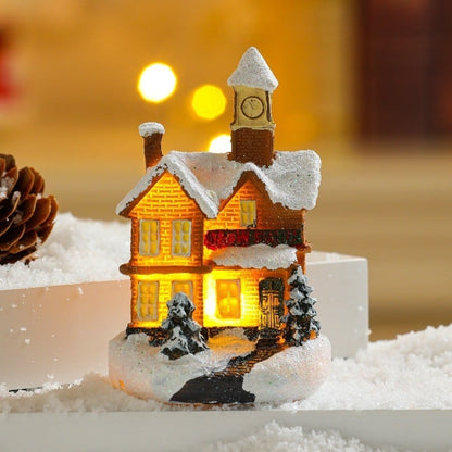 Christmas Village Set Led Light