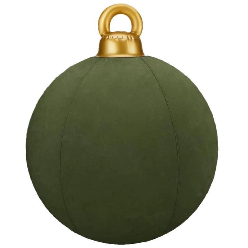 Inflatable Velvet Christmas Balls Ornaments