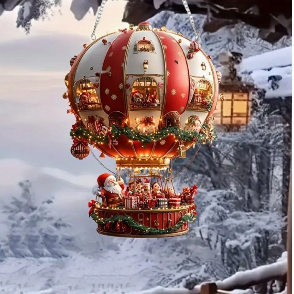🎈Christmas Hot Air Balloon Decoration
