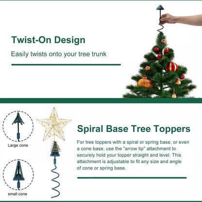 🔥 Christmas Best-Seller - 🎄✨Universal Christmas Tree Topper Holder