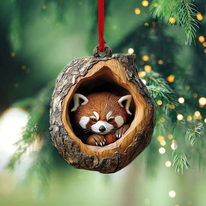 🎁Handmade 2D Acrylic Animal Christmas Ornament🎄