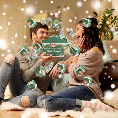 💥Surprise explosion gift box💥 2025 explosion gift box, Christmas pop-up explosion folding gift box