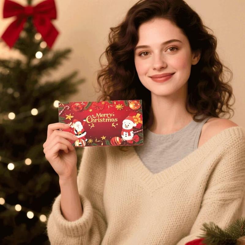 🎄 Christmas Cash Gift Envelope - Surprise Christmas Wallet