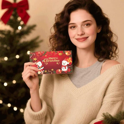 🎄 Christmas Cash Gift Envelope - Surprise Christmas Wallet