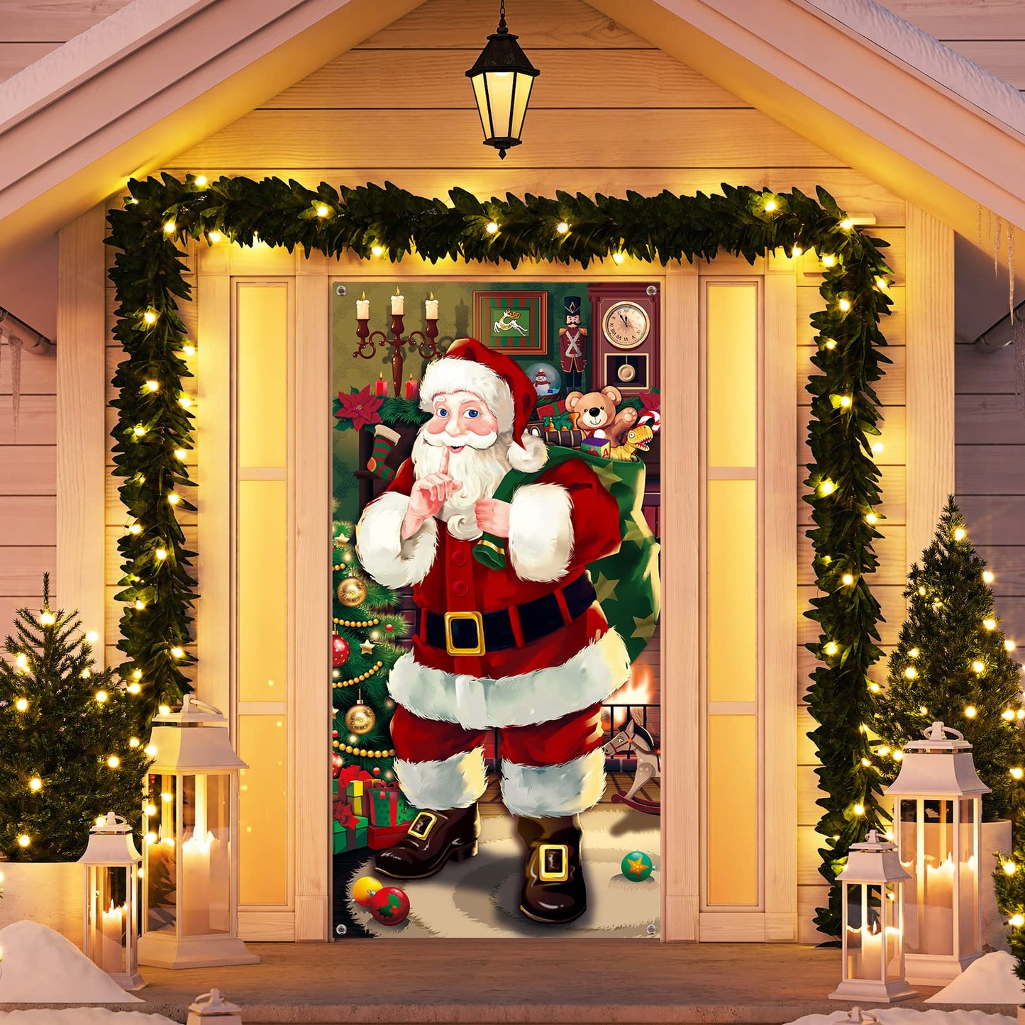 ✨ Christmas Best-Seller 🎄 - 🎅Christmas Door Cover Decoration