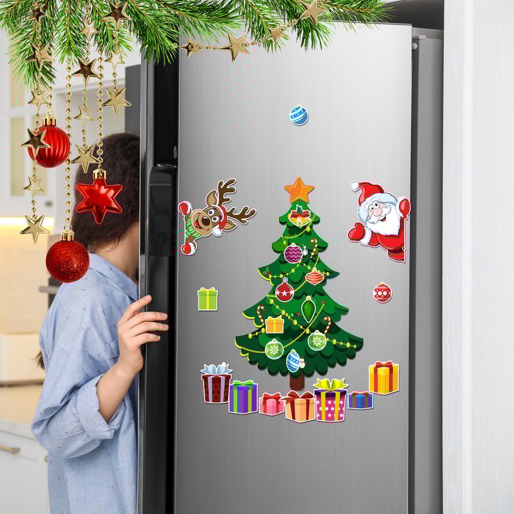 🔥2025 HOT SALE -🎅 Christmas Themed Magnetic Sticker