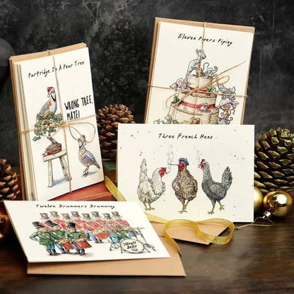 🔥Twelve Days of Christmas Cards Set