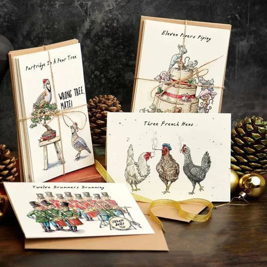 🔥Twelve Days of Christmas Cards Set