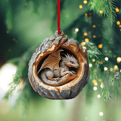 🎁Handmade 2D Acrylic Animal Christmas Ornament🎄
