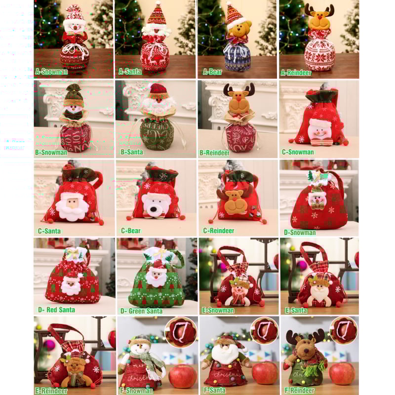 🎄Christmas Gift Doll Bags Handmade