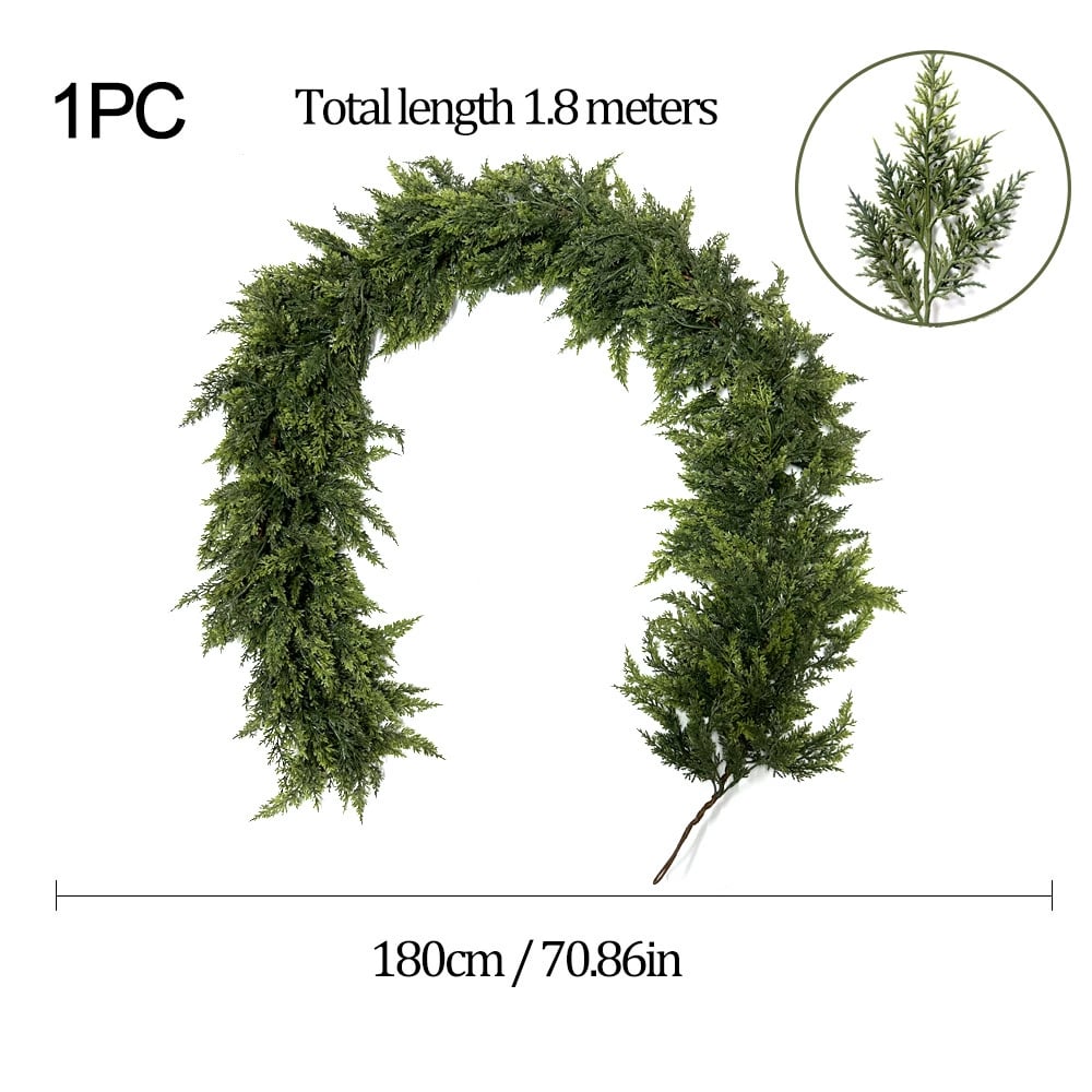 🏆LAST DAY SALE 49% OFF - 🎄2025 Christmas Artificial Cedar Garland