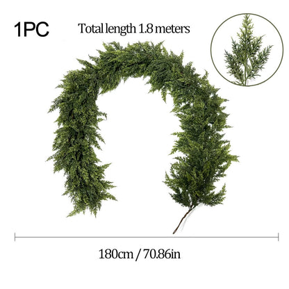 🏆LAST DAY SALE 49% OFF - 🎄2025 Christmas Artificial Cedar Garland