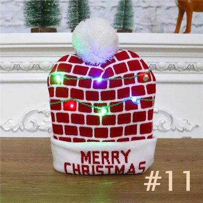 🎄 Early Christmas Sale 49% OFF🎄Christmas Theme LED Beanies - Buy 3 Free Shipping