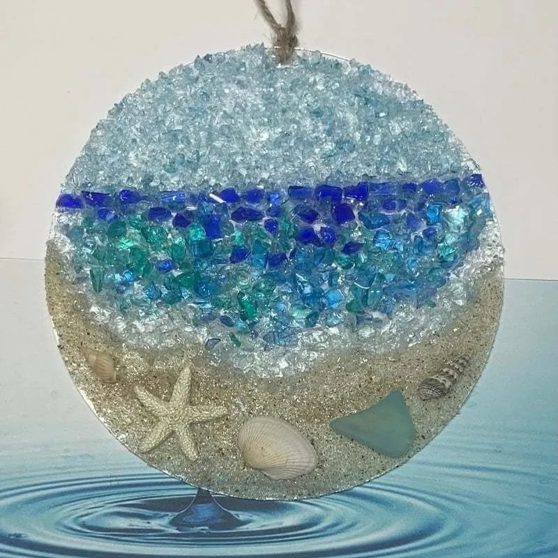 Christmas Tree Beach Ornament