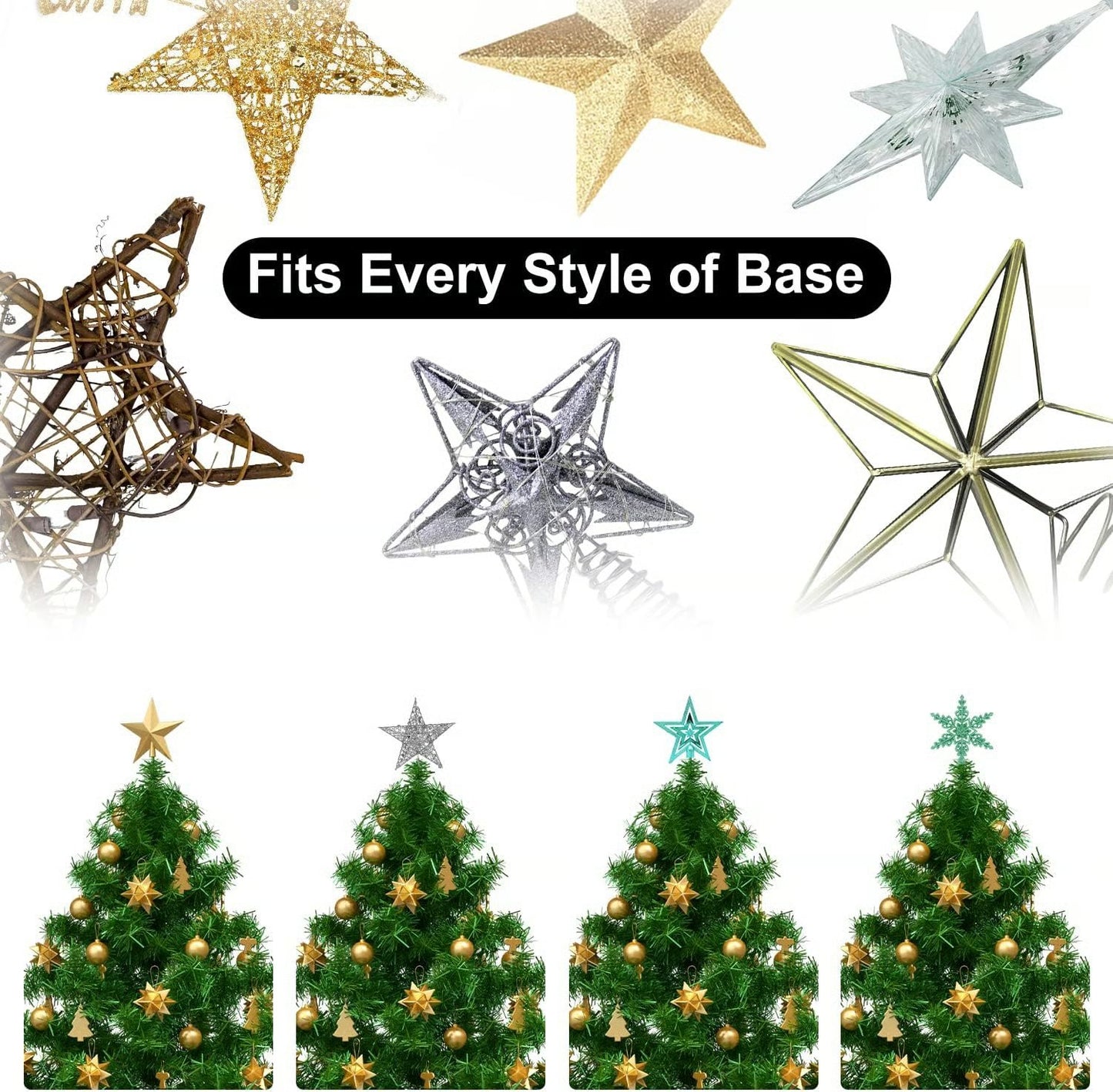 🔥 Christmas Best-Seller - 🎄✨Universal Christmas Tree Topper Holder