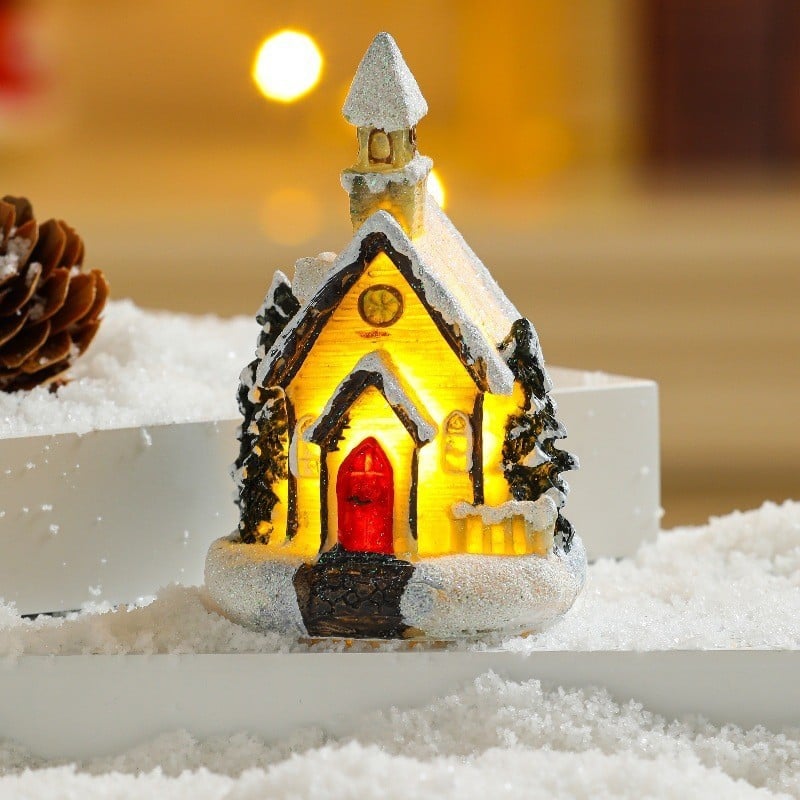 Christmas Village Set Led Light