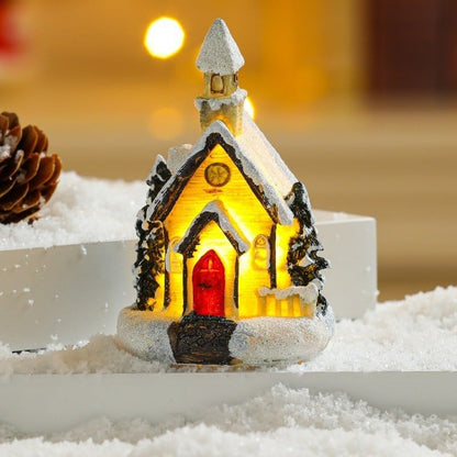 Christmas Village Set Led Light