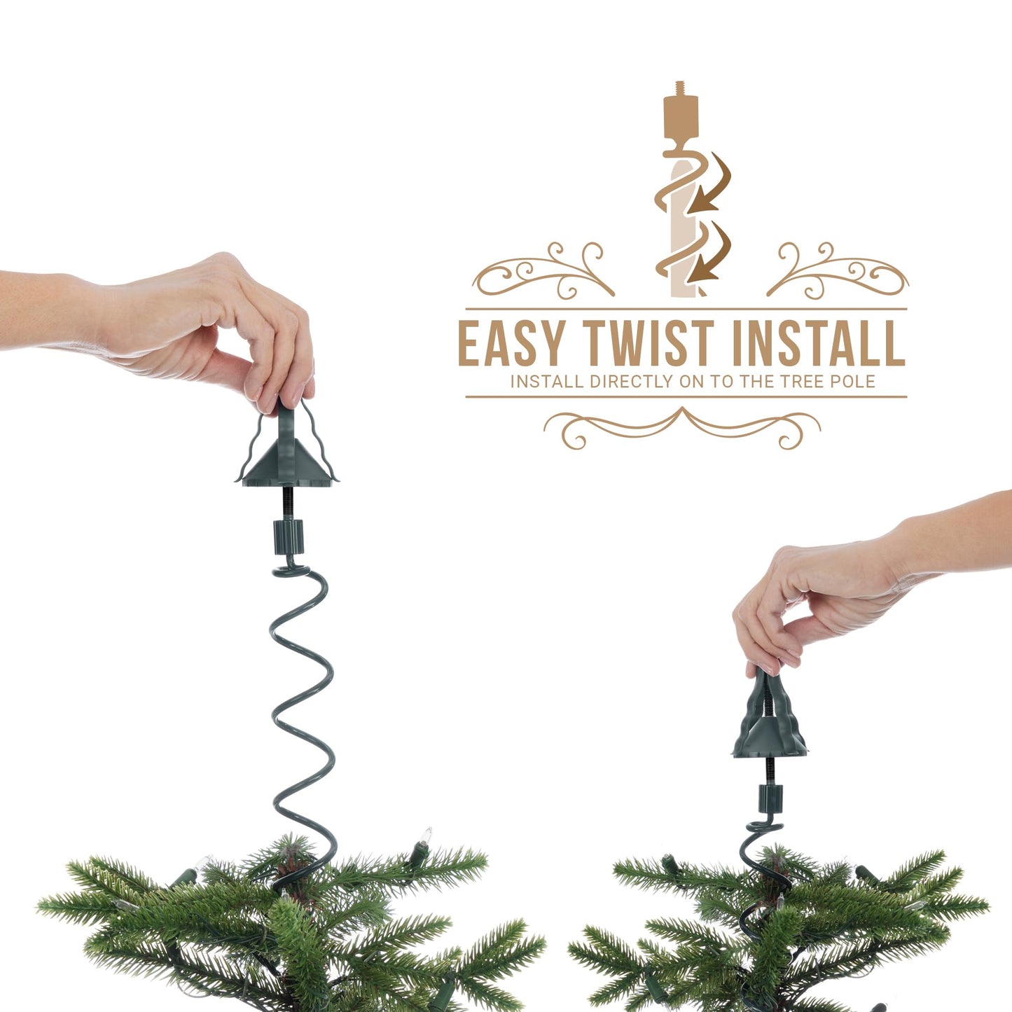 🔥 Christmas Best-Seller - 🎄✨Universal Christmas Tree Topper Holder