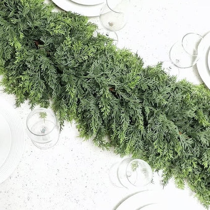 🏆LAST DAY SALE 49% OFF - 🎄2025 Christmas Artificial Cedar Garland
