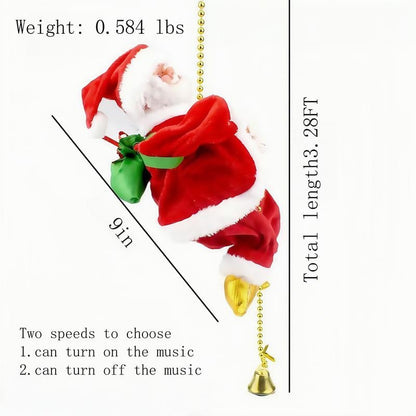 🎄Classic Climbing Beads Santa Claus, Christmas Decorations(Batteries Provide Your Own)