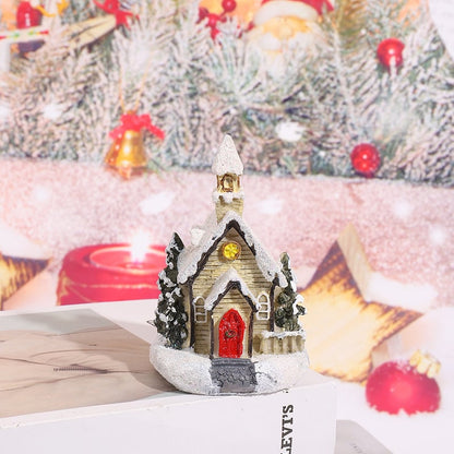 Christmas Village Set Led Light