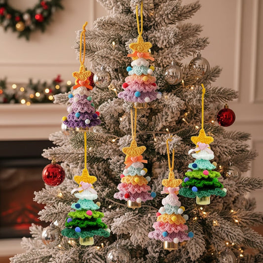 🎄Tiny Handmade Christmas Tree – Cozy Ornament & Heartfelt Holiday Gift