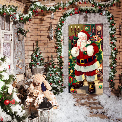✨ Christmas Best-Seller 🎄 - 🎅Christmas Door Cover Decoration