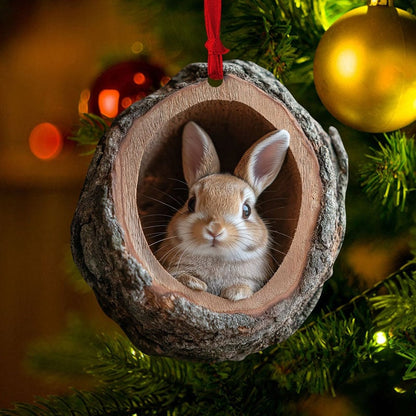 🎁Handmade 2D Acrylic Animal Christmas Ornament🎄