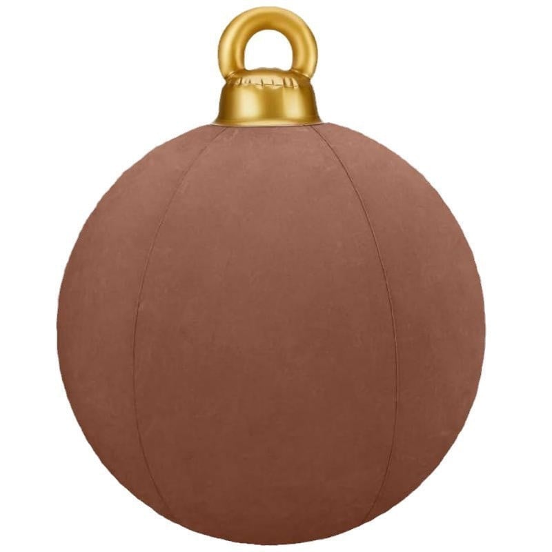 Inflatable Velvet Christmas Balls Ornaments