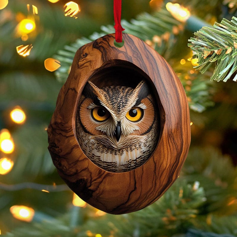 🎁Handmade 2D Acrylic Animal Christmas Ornament🎄