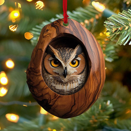 🎁Handmade 2D Acrylic Animal Christmas Ornament🎄