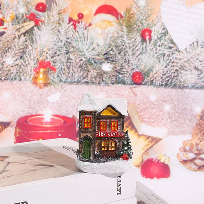 Christmas Village Set Led Light