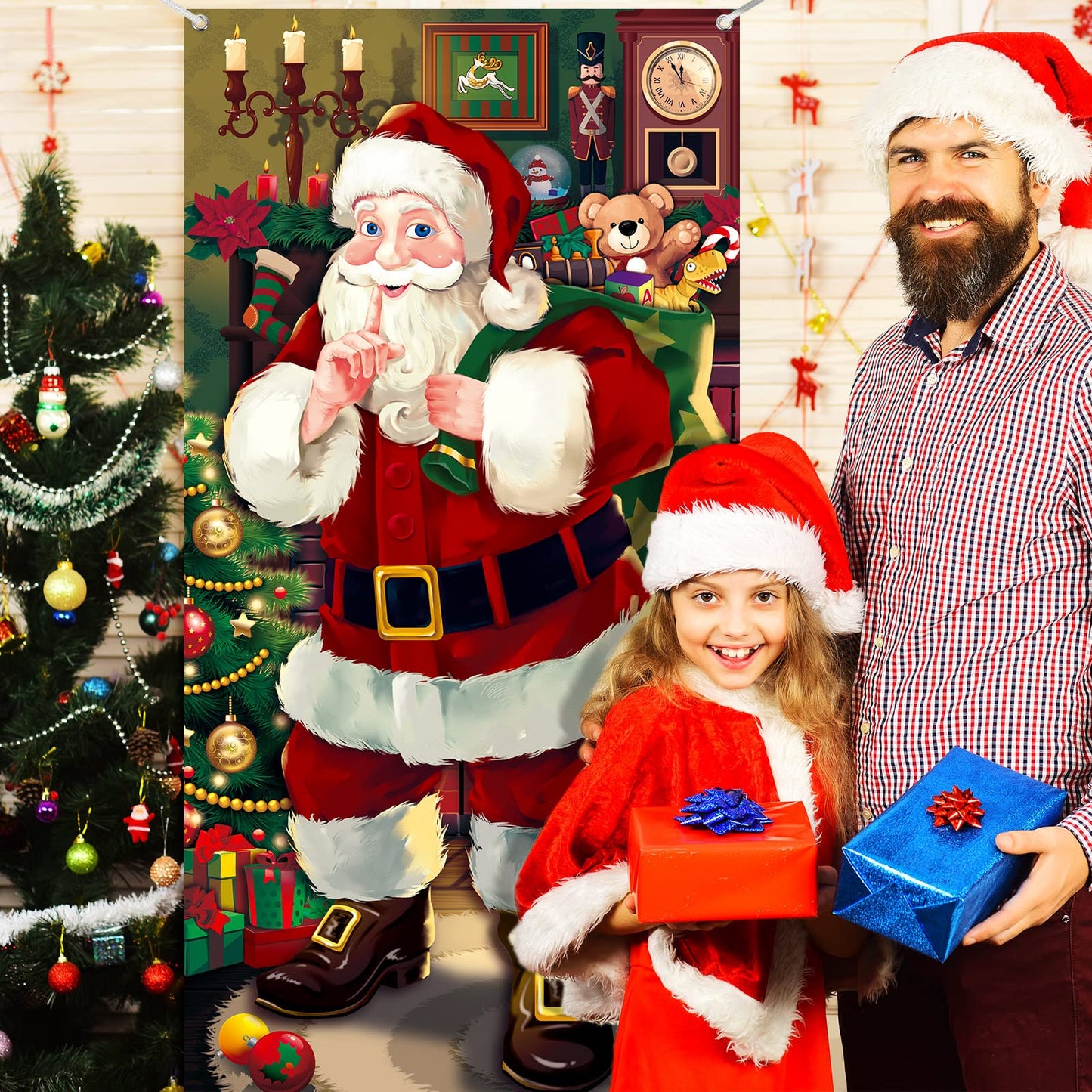 ✨ Christmas Best-Seller 🎄 - 🎅Christmas Door Cover Decoration