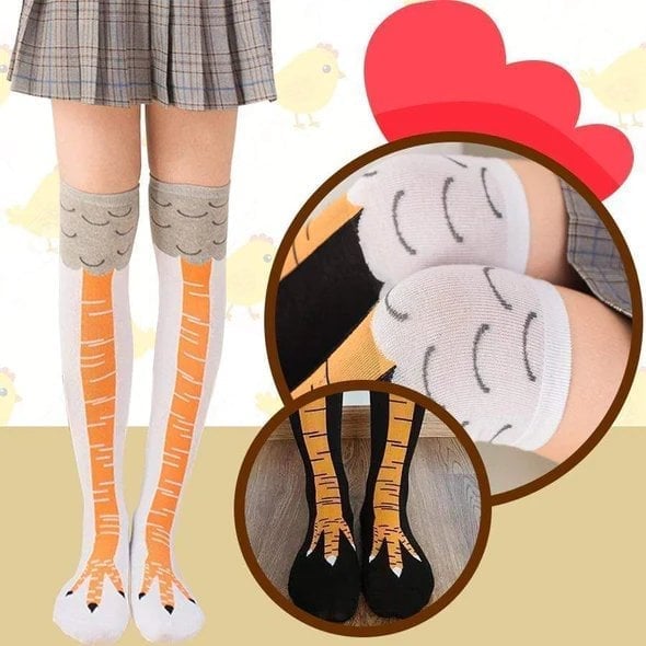(🌲Early Christmas Sale- SAVE 48% OFF)Chicken Legs Socks--buy 4 get 2 free & free shipping(6 pairs)
