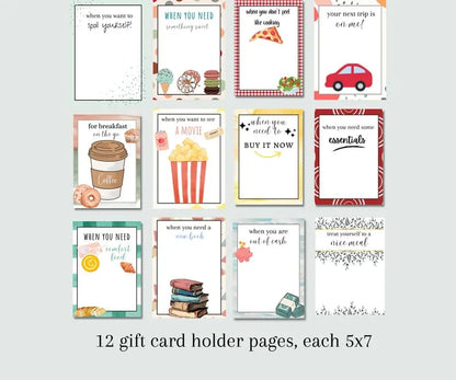 🎄📚Christmas Gift Card Book - 🎁Surprises On Every Page(♻️Free PDF Included!)