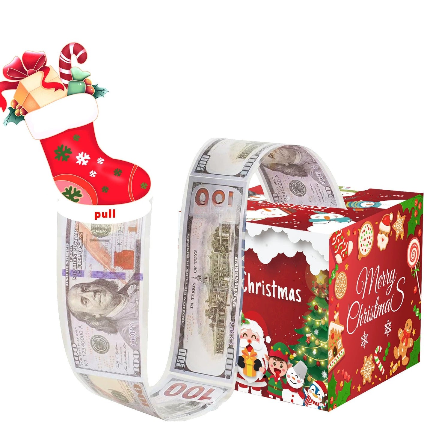 🎁BUY 1 GET 1 FREE🎅Christmas Money Gift Boxes