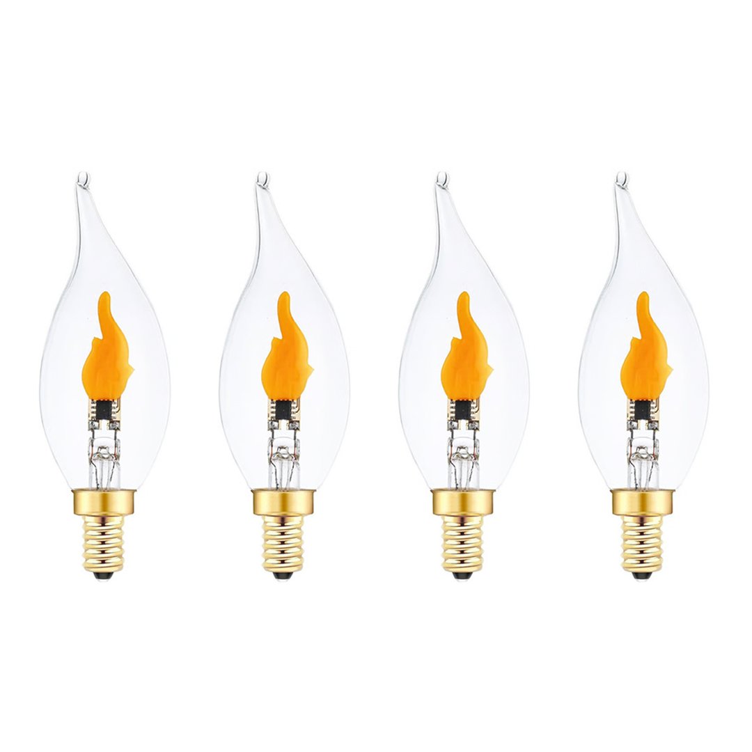 🔥E12 LED Flickering Flame Decoration Light Bulbs -Perfect Ambiance for Halloween Christmas(BUY 6 FREE SHIPPPING)