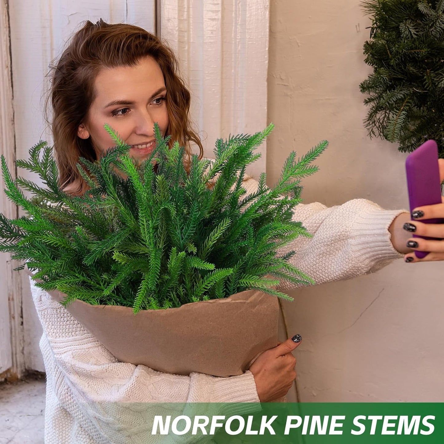 🎄Christmas Norfolk Pine Branches