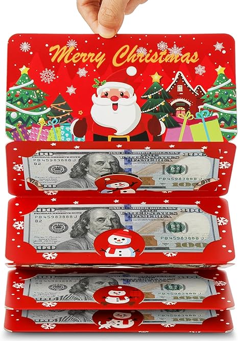 🎄 Christmas Cash Gift Envelope - Surprise Christmas Wallet