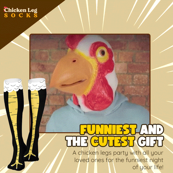 (🌲Early Christmas Sale- SAVE 48% OFF)Chicken Legs Socks--buy 4 get 2 free & free shipping(6 pairs)