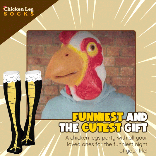 (🌲Early Christmas Sale- SAVE 48% OFF)Chicken Legs Socks--buy 4 get 2 free & free shipping(6 pairs)