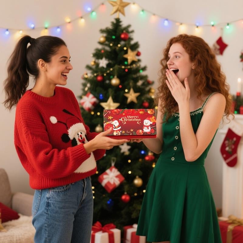 🎄 Christmas Cash Gift Envelope - Surprise Christmas Wallet