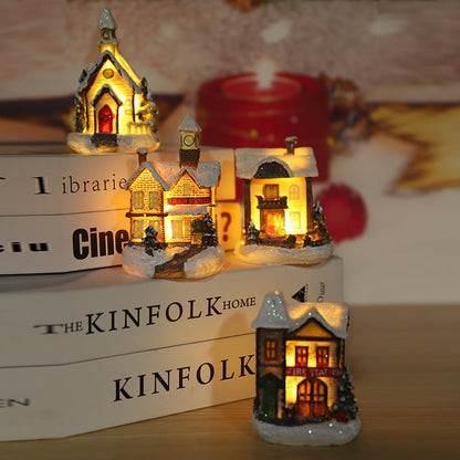 Christmas Village Set Led Light