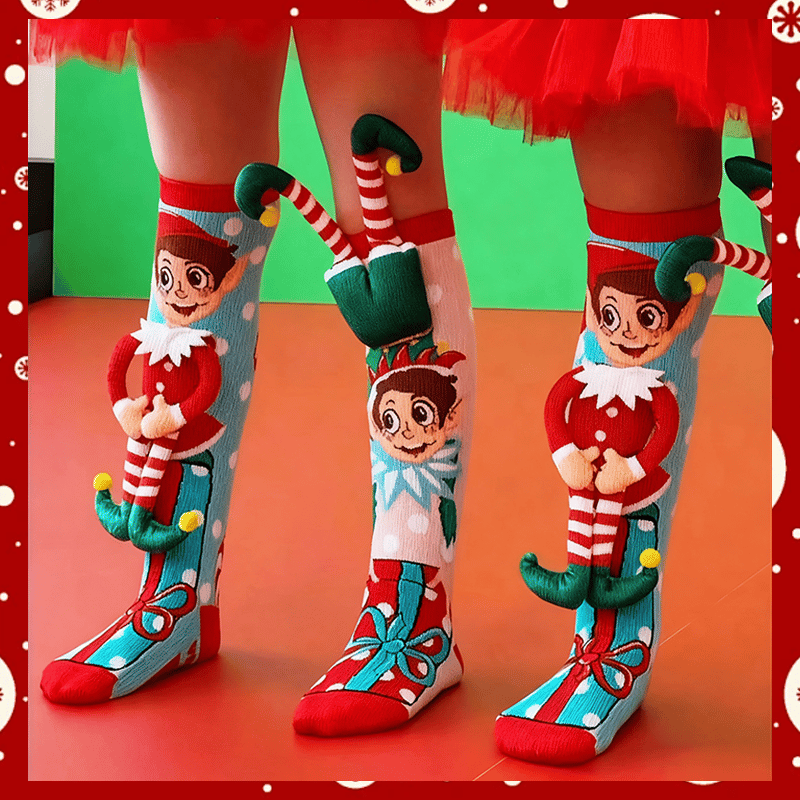 🎁 Super Christmas Gift · 🎄✨ Elf Christmas Socks