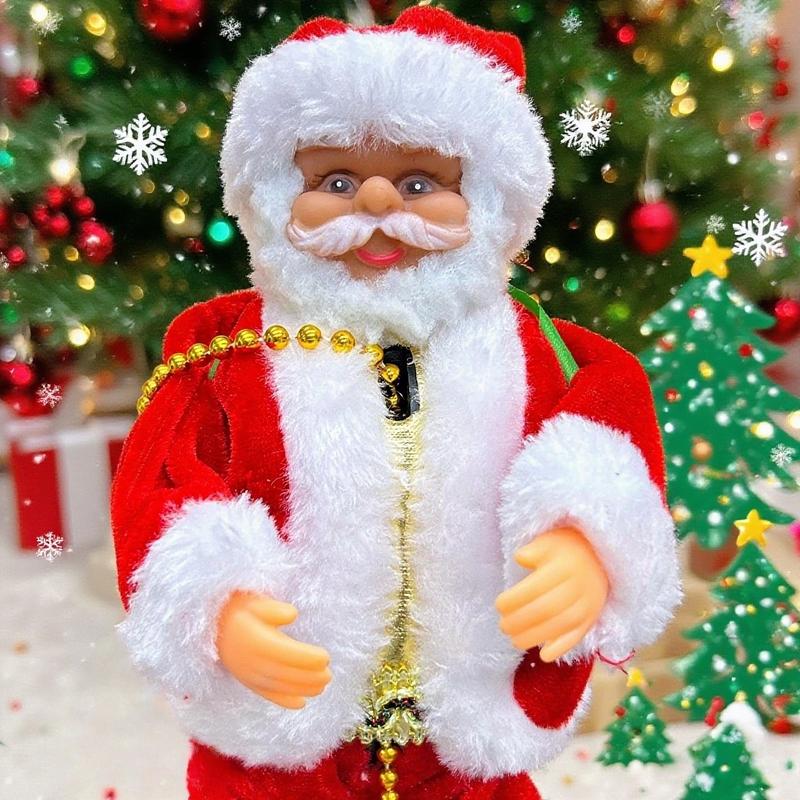 🎄Classic Climbing Beads Santa Claus, Christmas Decorations(Batteries Provide Your Own)