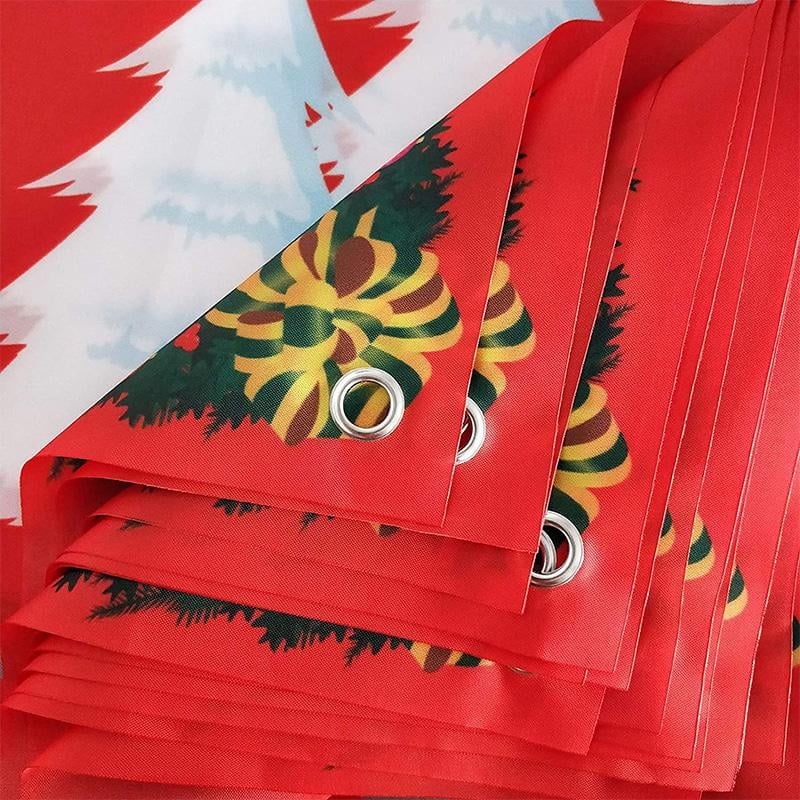 Christmas Outdoor Banner Flag Pulling🎄