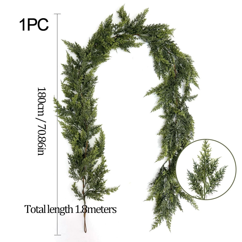 🏆LAST DAY SALE 49% OFF - 🎄2025 Christmas Artificial Cedar Garland