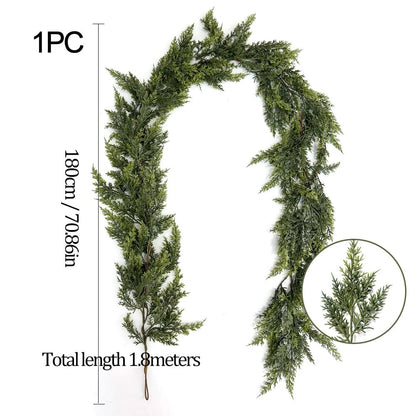 🏆LAST DAY SALE 49% OFF - 🎄2025 Christmas Artificial Cedar Garland